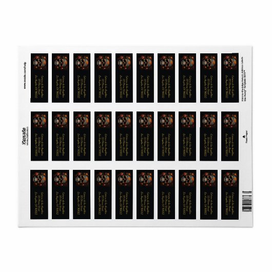 Dia de los Muertos bemalt Schädel anpassbar (Vorne)