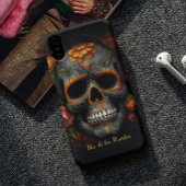 Dia de los Muertos bemalt Schädel anpassbar Case-Mate iPhone Hülle