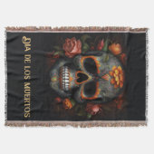 Dia de los Muertos bemalt Schädel anpassbar Decke (Vorderseite)