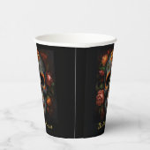 Dia de los Muertos bemalt Schädel, anpassbar Pappbecher (Rechts)