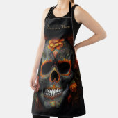 Dia de los Muertos bemalt Schädel anpassbar Schürze (InSitu)