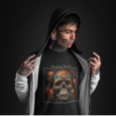 Dia de los Muertos bemalt Schädel Blume calavera T-Shirt