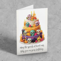 Día de los Muertos Birthday Cake
