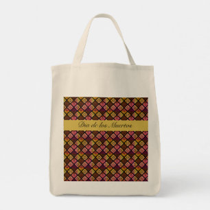 Dia de los Muertos Boho Mexikanische Volkskunst Tragetasche