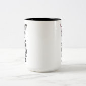 Dia de los Muertos Boston Terrier Frenchie Tasse (Mittel)