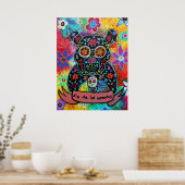 Dia de los Muertos Bulldog Dog Poster (Küche)