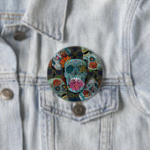 Dia De Los Muertos Button (Beispiel)