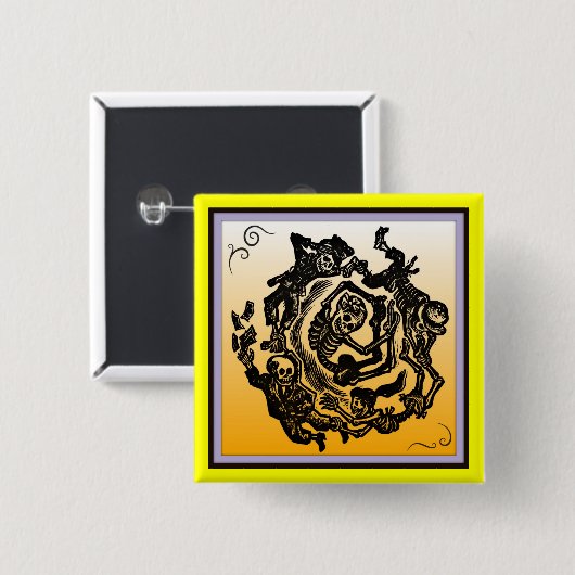 Dia de los muertos Button (Vorne & Hinten)