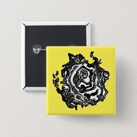 Dia de los muertos Button (Vorne & Hinten)