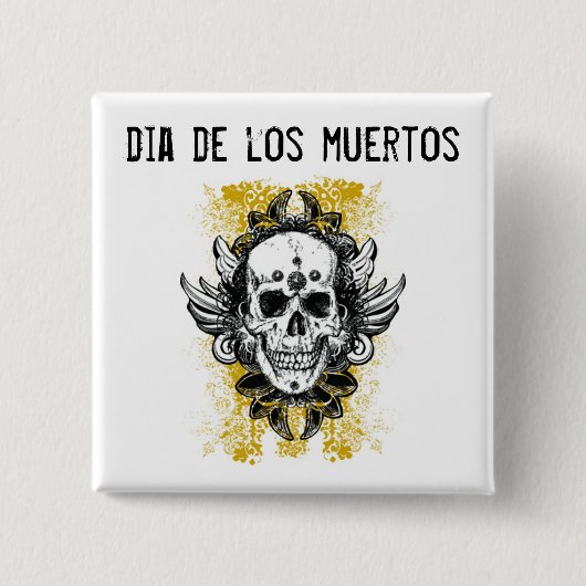 Dia de los muertos Button (Vorderseite)