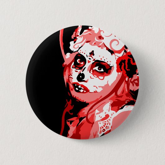 dia de los muertos button (Vorderseite)