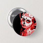 dia de los muertos button (Vorne & Hinten)