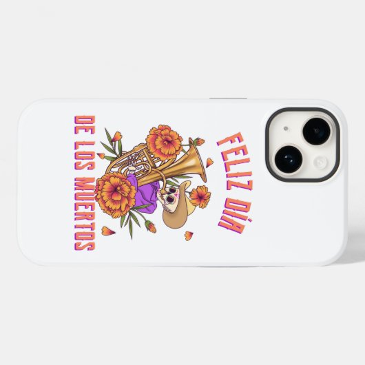Dia De Los Muertos Case-Mate iPhone Hülle (Rückseite (Horizontal))