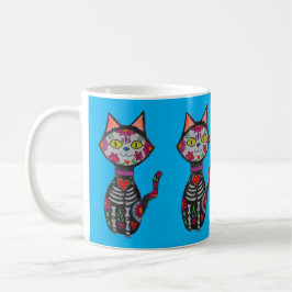 Dia de Los Muertos Cat Kaffeetasse