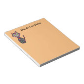 Dia de Los Muertos Cat Notizblock (angewinkelt)