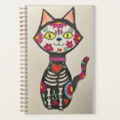 Dia de Los Muertos Cat Planer (Vorderseite)