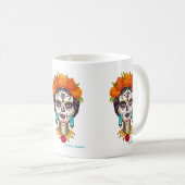 Dia de Los Muertos Catrina Kaffeetasse (VorderseiteRechts)