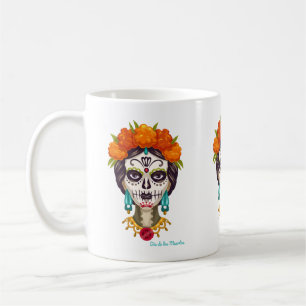 Dia de Los Muertos Catrina Kaffeetasse