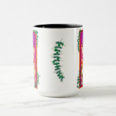 Dia de los Muertos Catrina mit Lila & grün Tasse (Zentrum)