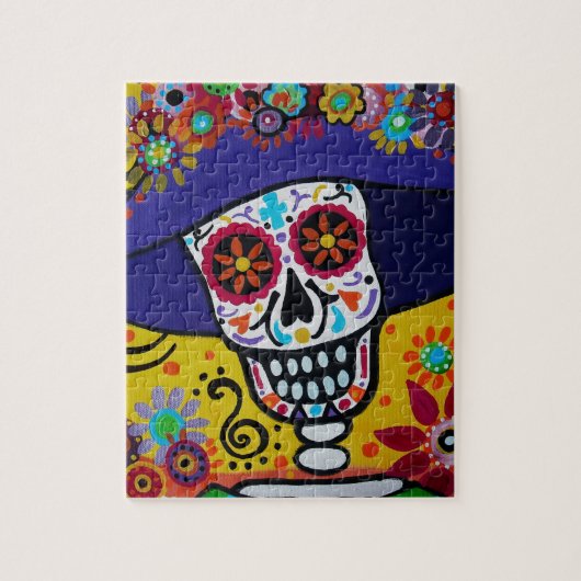 Dia de Los Muertos Catrina Puzzle (Vertikal)