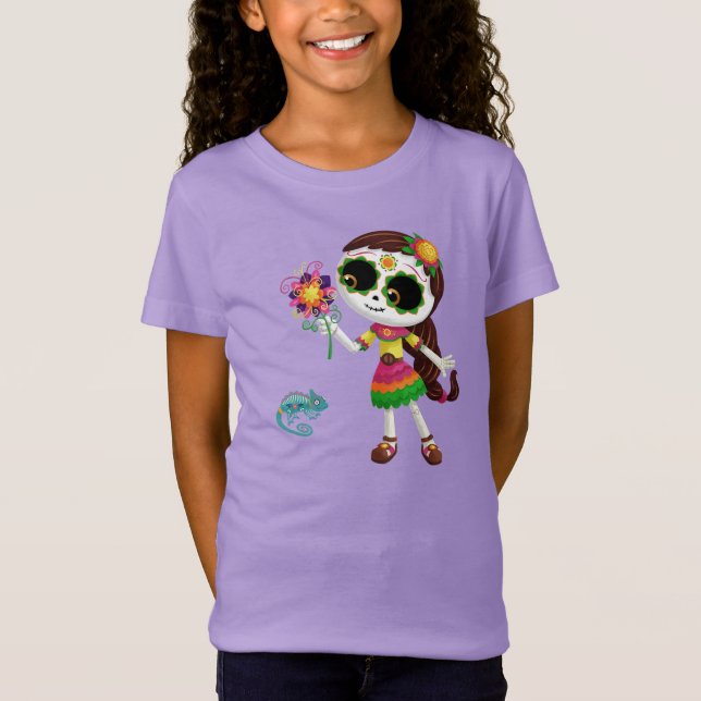 Dia De Los Muertos Catrina T-Shirt (Vorderseite)