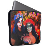 Dia de Los Muertos Catrinas 1718 Laptopschutzhülle (Vorne Rechts)