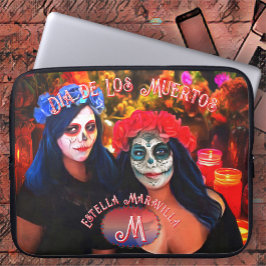 Dia de Los Muertos Catrinas 1718 Laptopschutzhülle