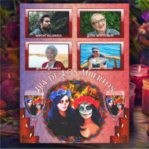 Dia de Los Muertos Catrinas Family Altar 1718 Art