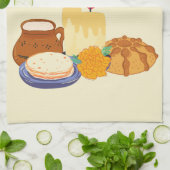 Dia De Los Muertos Celebration Geschirrtuch (Gefaltet)