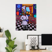Dia de los Muertos Chief Poster (Heimbüro)