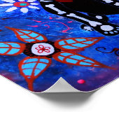 Dia de los Muertos Chihuahua Poster (Ecke)