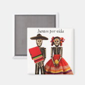 Dia de los Muertos Couple Magnet (Vorderseite/Rückseite)