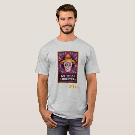 Dia De Los Muertos dated T-Shirt (Vorne ganz)