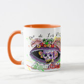 Dia de Los Muertos Day der toten Catrina Tasse (Links)