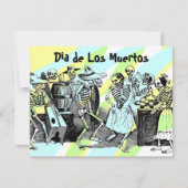 Dia de Los Muertos Day der toten Einladungen (Vorderseite)