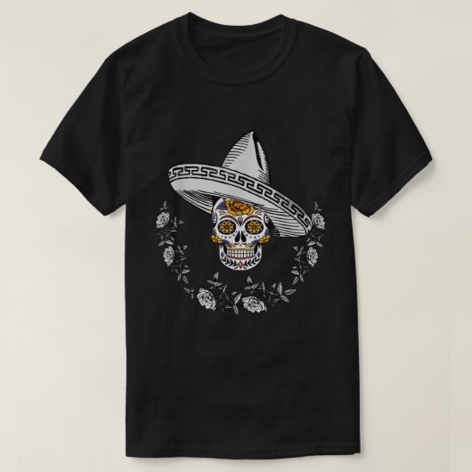 Dia de Los Muertos Day of the Dead Celebrate Mexic T-Shirt (Design vorne)