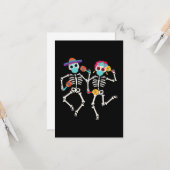 Dia De los Muertos Day of the Dead Karte (Vorderseite/Rückseite Beispiel)