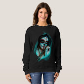 Dia de Los Muertos Day of the Dead Women's Sweatshirt (Vorne ganz)
