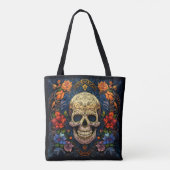 Dia de los Muertos Decorative Toscana Tasche (Rückseite)