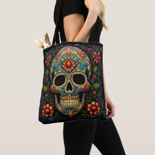 Dia de los Muertos Decorative Toscana Tasche
