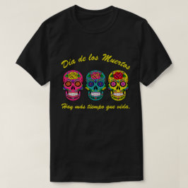 Día de Los Muertos drei zuckern Schädel Halloween T-Shirt