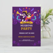 Día De Los Muertos Einladung (Stehend Vorderseite)
