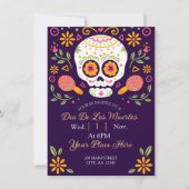 Dia De Los Muertos Feiertagskarte (Vorderseite)