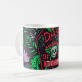 Dia de los Muertos: Festive Card Set Kaffeetasse (Vorderseite Links)
