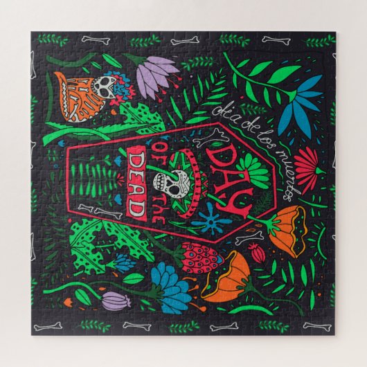 Dia de los Muertos: Festive Card Set Puzzle (Horizontal)