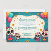 💀 Dia de los Muertos Fiesta Einladung (Rückseite)