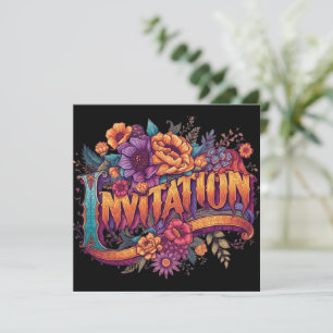 Dia de los Muertos Floral Einladung
