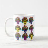 Dia De Los Muertos Floral Skull Dia De Los Muertos Kaffeetasse (Links)