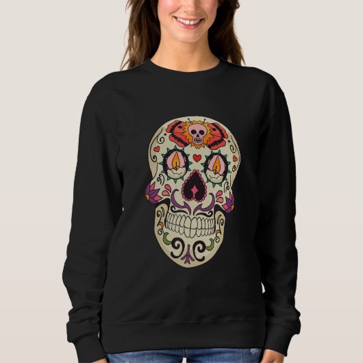 Dia De Los Muertos for Men Sugar Skull Day Of The Sweatshirt (Vorderseite)