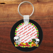 DIA DE LOS MUERTOS Foto Frame Schlüsselanhänger (Vorderseite)
